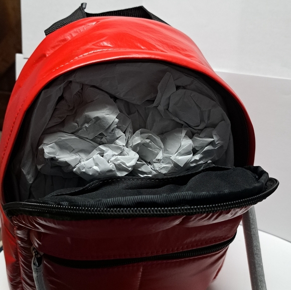 Sam Edelman Backpack Red and Black - Picture 5 of 8